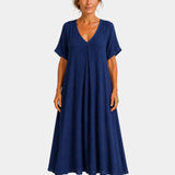 Basine | Robe à col en V légère maxi