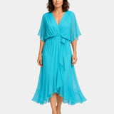 Carmen | Robe à col en V Mousseline