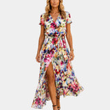 Aurélisse | Robe chic à col en V élégante