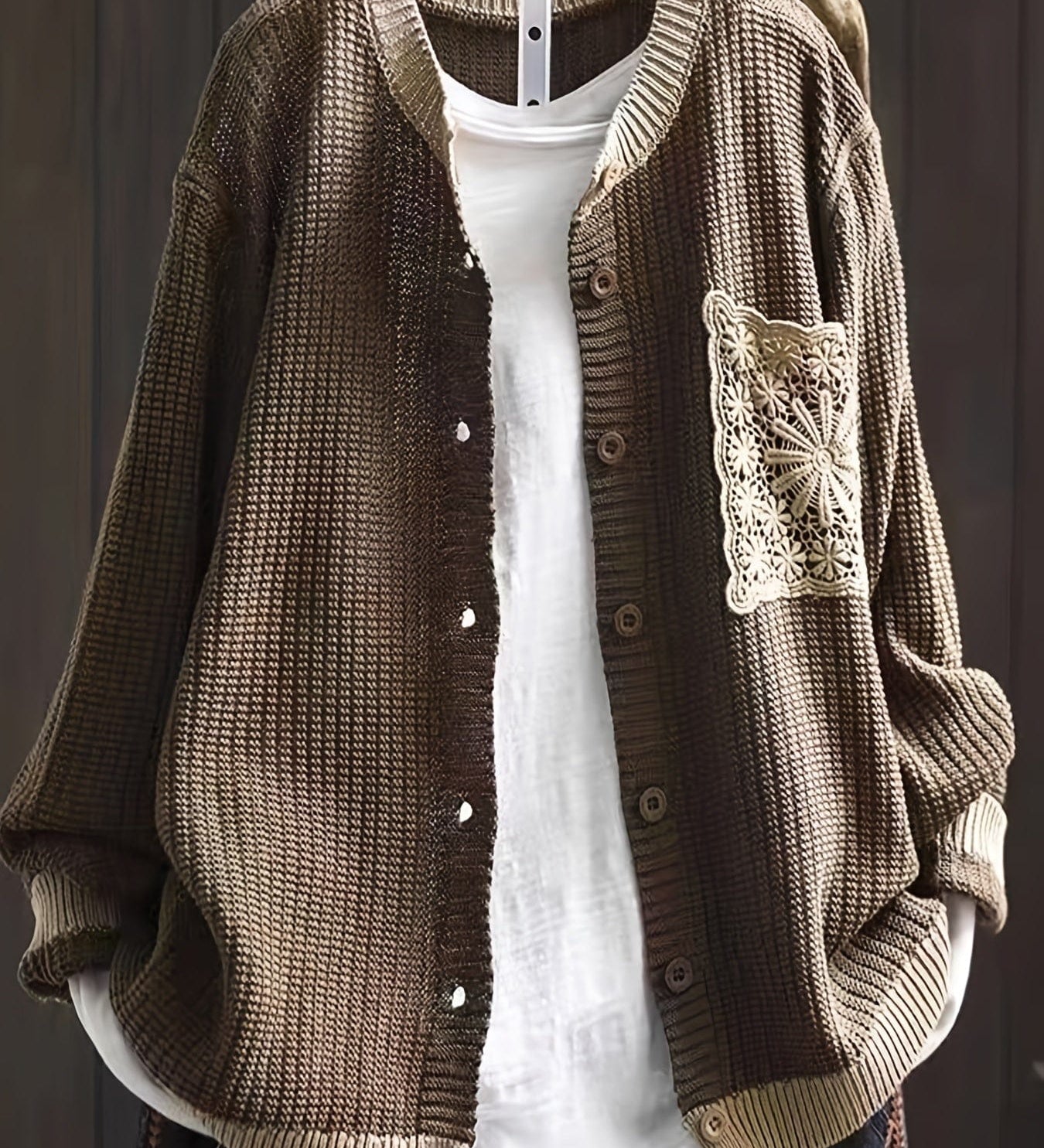 Marcelina | Manteau Douillet en maille avec poches