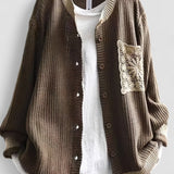 Marcelina | Manteau Douillet en maille avec poches