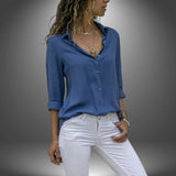 Valeria | Blouse intemporelle Boutonné