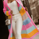 Noemi | Gilet Doux Pastel Rayé