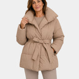 Alixène | Veste matelassée femme avec ceinture à la taille