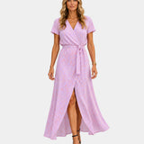 Aurélisse | Robe chic à col en V élégante
