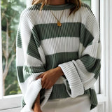 Dafne | Pull Rayé en maille