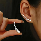 Éclore | Boucles d’oreilles classiques fleuri