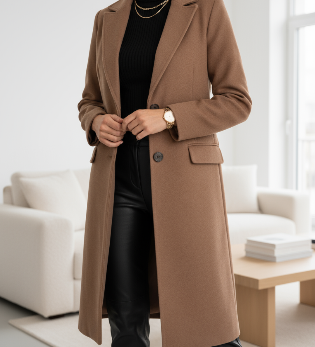Judith | Manteau long sophistiqué en laine