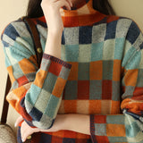 Caroline | Pull tailleur à col roulé