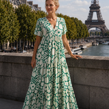 Achilde | Robe élégante fleuri maxi
