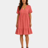 Alixandre | Robe élégante texturé midi
