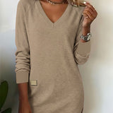 Pull chic à col en V