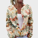 Carolina | Gilet Automne à imprimé fleuri
