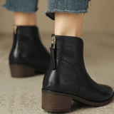 Lina | Bottes montantes élégantes à talon carré pour femme