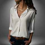 Valeria | Blouse intemporelle Boutonné