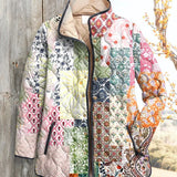 Gwendolyn | Veste matelassée à motif fleuri