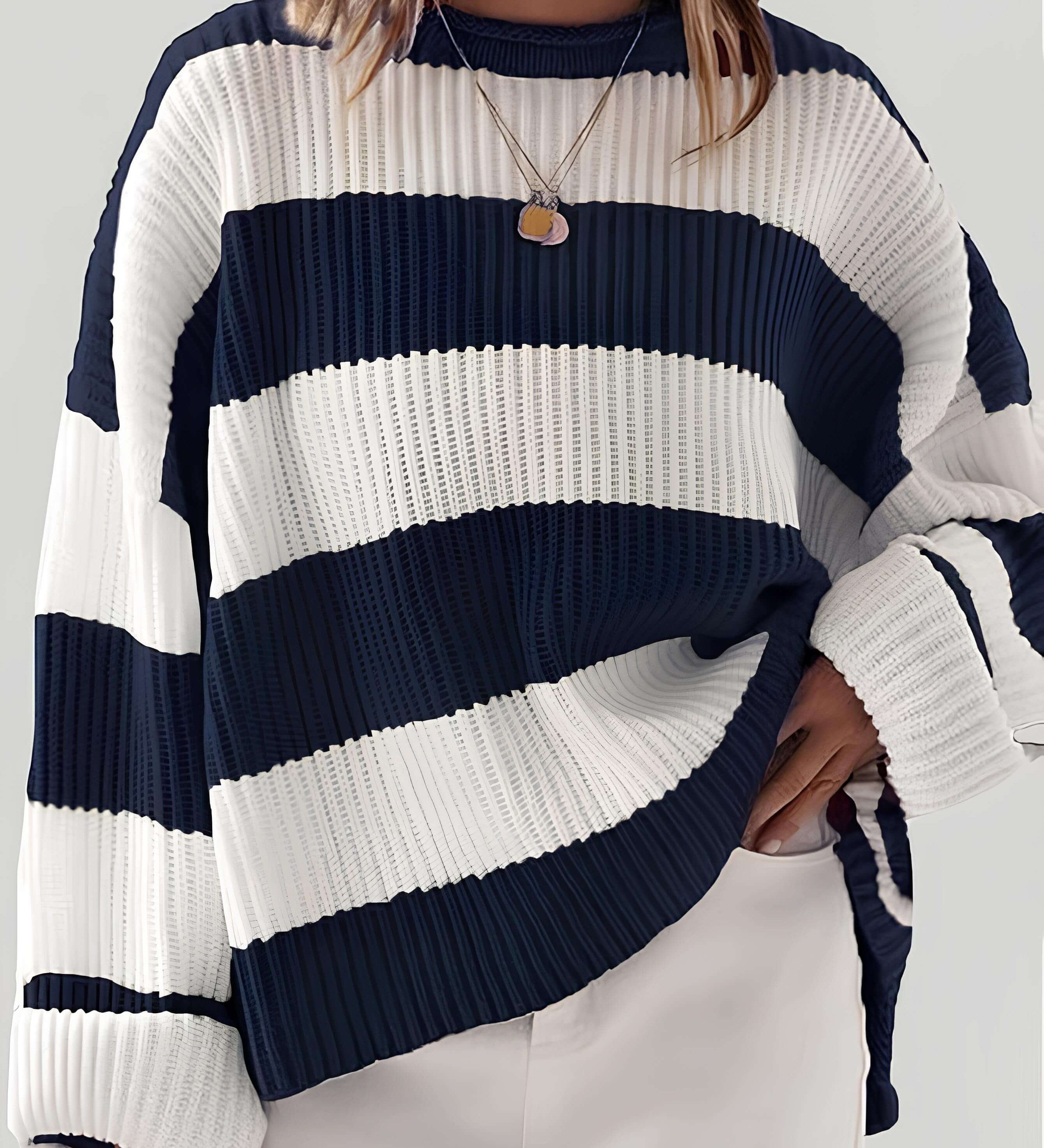Dafne | Pull Rayé en maille