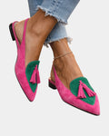 ROSE ET VERT