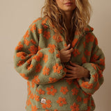 Amalia | Pull Douillet bohème sherpa