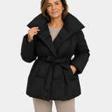 Alixène | Veste matelassée femme avec ceinture à la taille