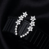 Éclore | Boucles d’oreilles classiques fleuri