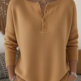Harper Lane™ | Pull Coupe décontractée Boutonné