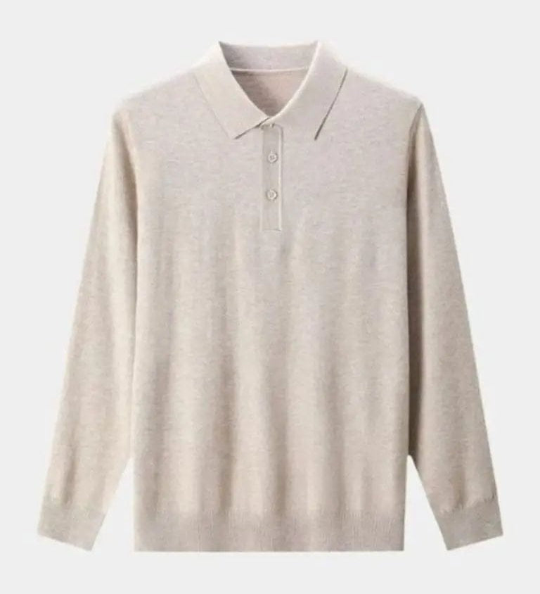 Adrian™ | Polo boutonné en laine