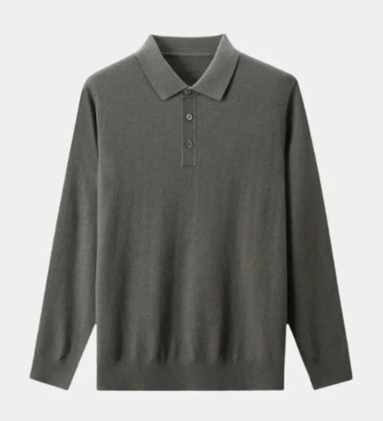Adrian™ | Polo boutonné en laine