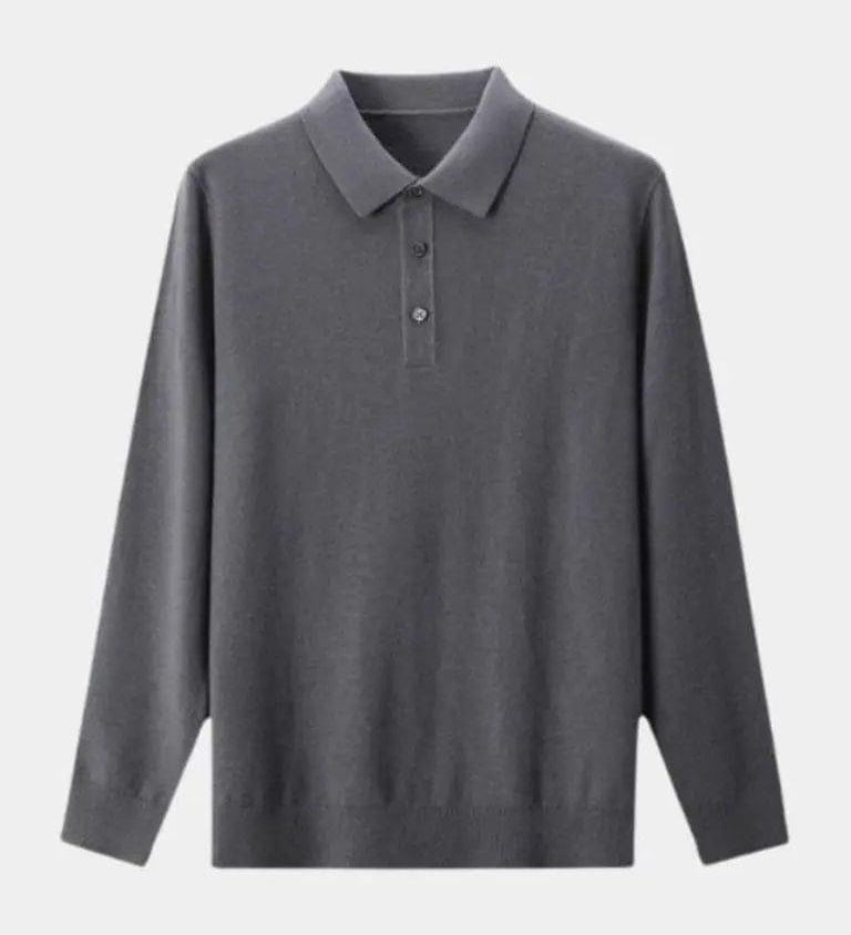 Adrian™ | Polo boutonné en laine