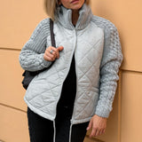 Rossella | Veste patchwork en maille