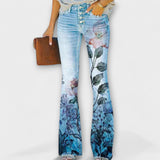 Alexandra | Pantalon fleuri fleuri