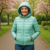 Aamu | Veste de mi-saison en vert menthe