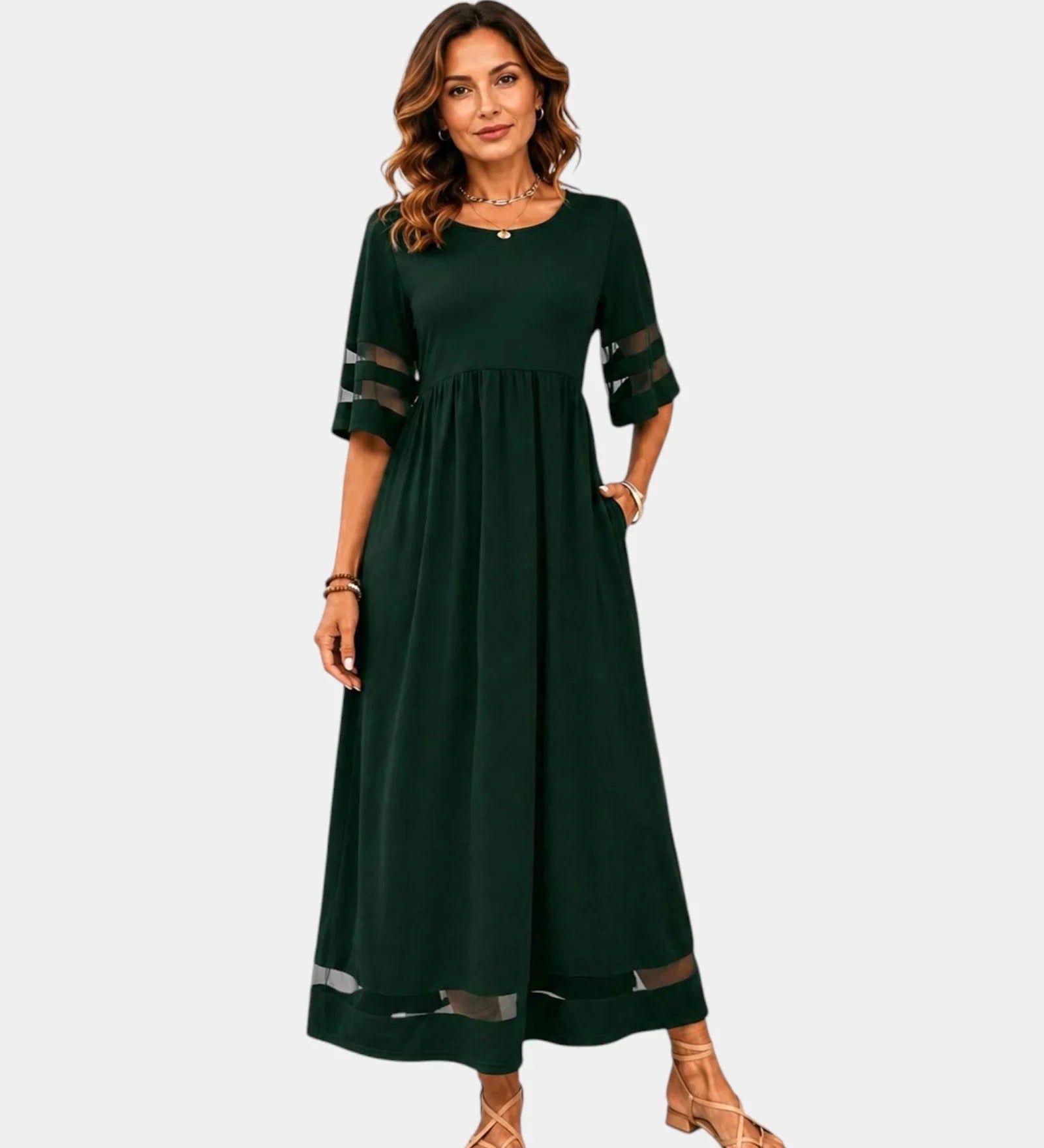 Adria | Robe chic Minimaliste midi