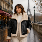 Bristol | Blouson bomber en similicuir