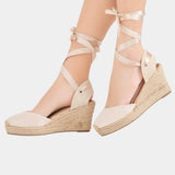 Denise | Chic TALON haut Espadrilles