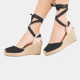 Denise | Chic TALON haut Espadrilles