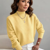 Pull chic à col roulé