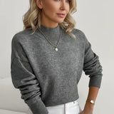 Pull chic à col roulé