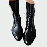Asta | Bottes en cuir Cheville avec Orthopédique Support