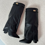 Serena | Bottines classiques en cuir noir