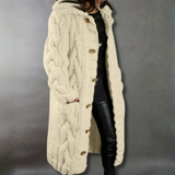 Karina | Manteau Élégant et Douillet avec Full Belly Coverage