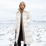 Lucia | Parka d’hiver créateur avec capuche en fourrure