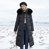 Lucia | Parka d’hiver créateur avec capuche en fourrure