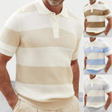 Sven | Polo homme en maille à rayures