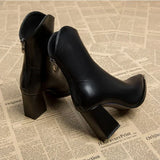 Nox | Bottines Chelsea à embouts chromés