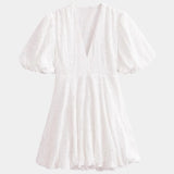 Anastasie | Robe mini- à manches volantées