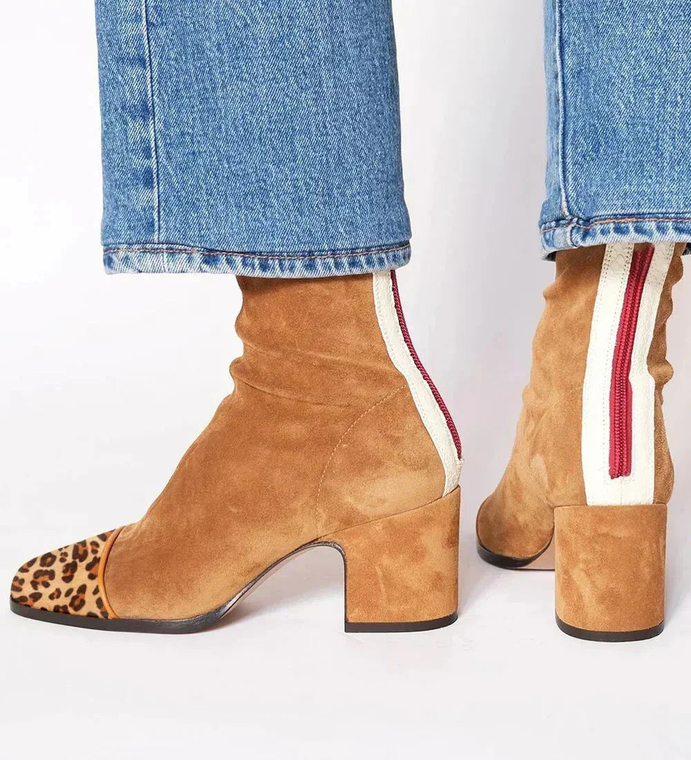 Ava | Bottes chic à talon Cheville