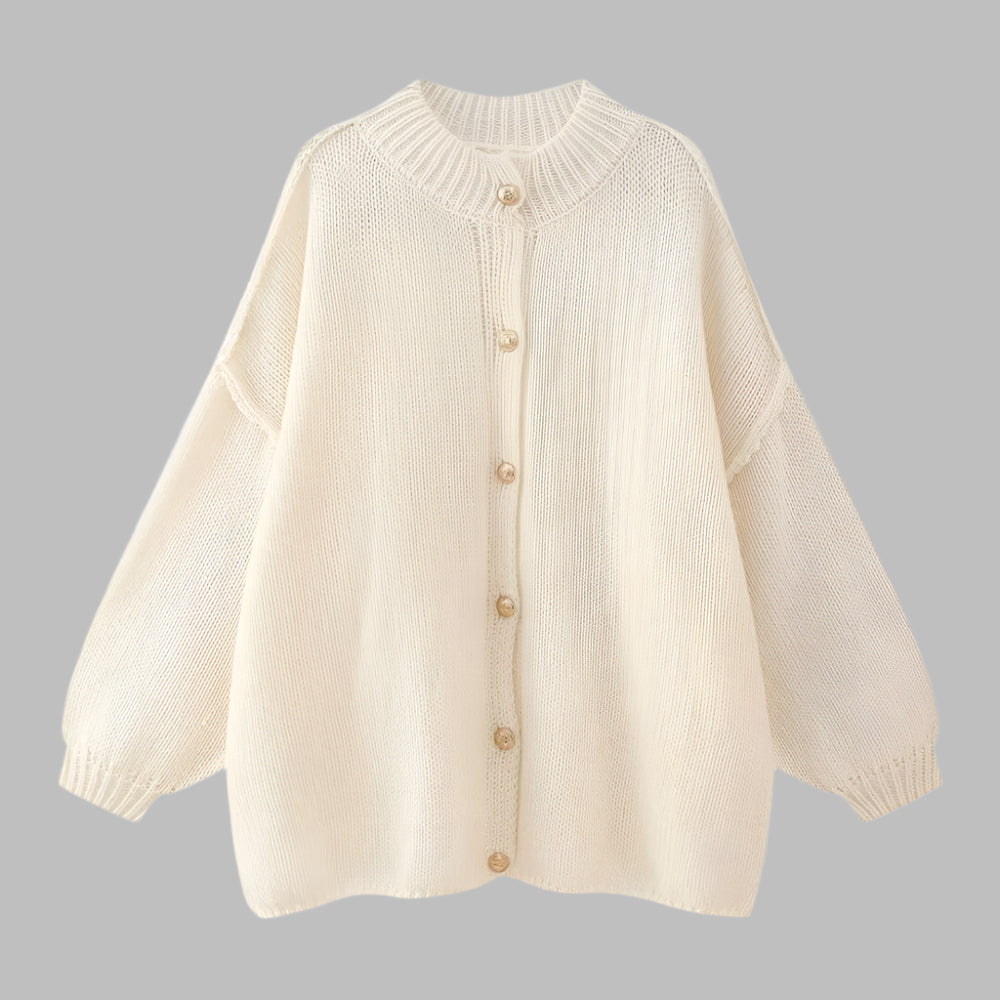 Gilet Gani – Intemporel à manches longues Boutonné