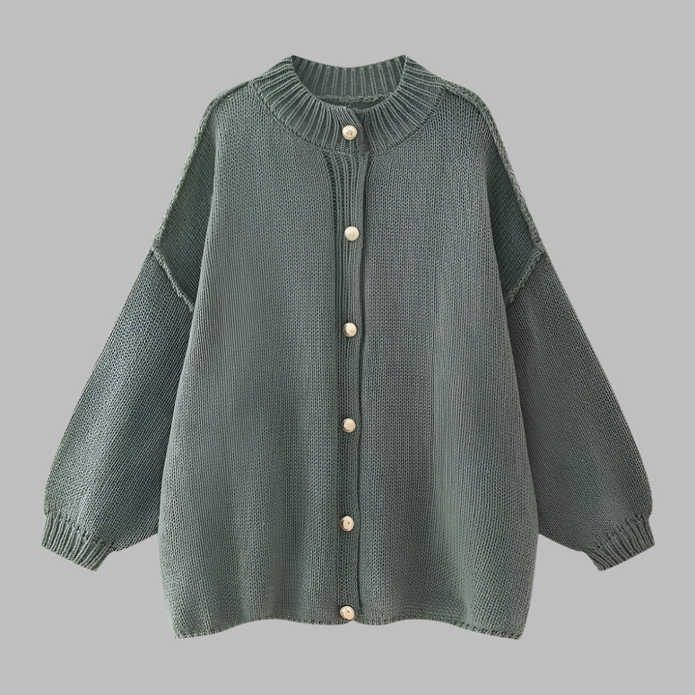 Gilet Gani – Intemporel à manches longues Boutonné