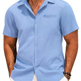 Vahur | Chemise homme courte Manche T
